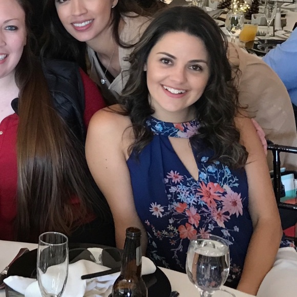 Floral spring dress. Size S - Picture 6 of 6